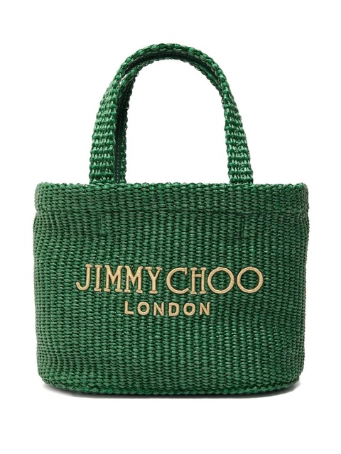Jimmy Choo mini logo tote bag - Green - zdjęcie produktu nr 1