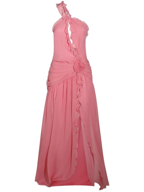 Blumarine one-shoulder silk maxi dress - Pink - zdjęcie produktu nr 1