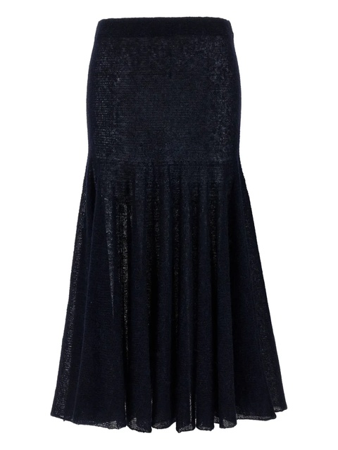 Magda Butrym elastic-waistband flared midi skirt - Blue - zdjęcie produktu nr 1