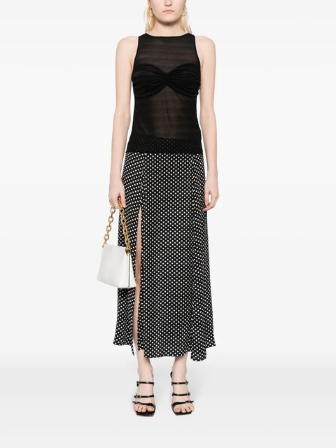 Reformation Rose knit top - Black - zdjęcie produktu nr 2