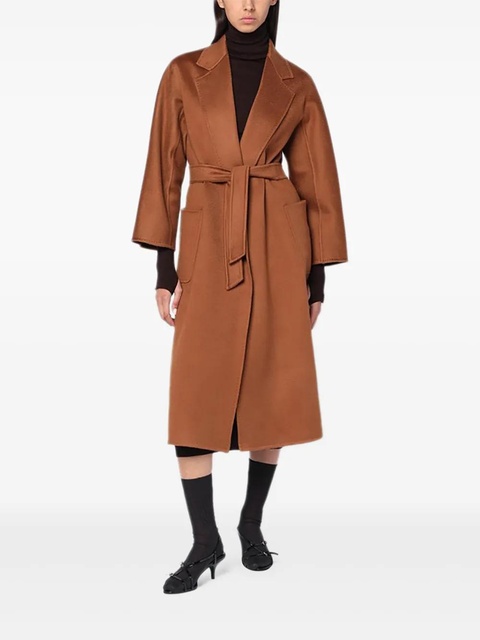 Max Mara belted patch-pocket coat - Brown - zdjęcie produktu nr 2