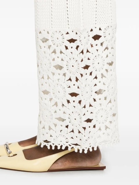 Maje crochet-knit trousers - White - zdjęcie produktu nr 2