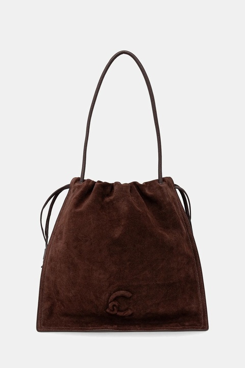 Coccinelle torebka zamszowa COCCINELLEDULSE SUEDE kolor brązowy E1 SS6 11 01 01 - zdjęcie produktu nr 1
