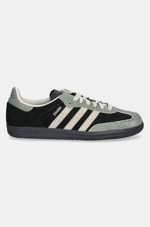 adidas Originals sneakersy zamszowe Samba OG W damskie kolor czarny JI2680 - zdjęcie produktu nr 2