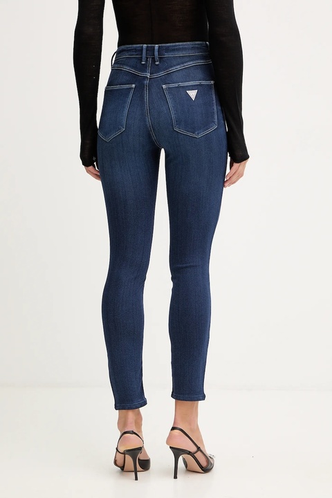 Guess jeansy 1981 damskie kolor granatowy W5YA46 D0782 - zdjęcie produktu nr 1