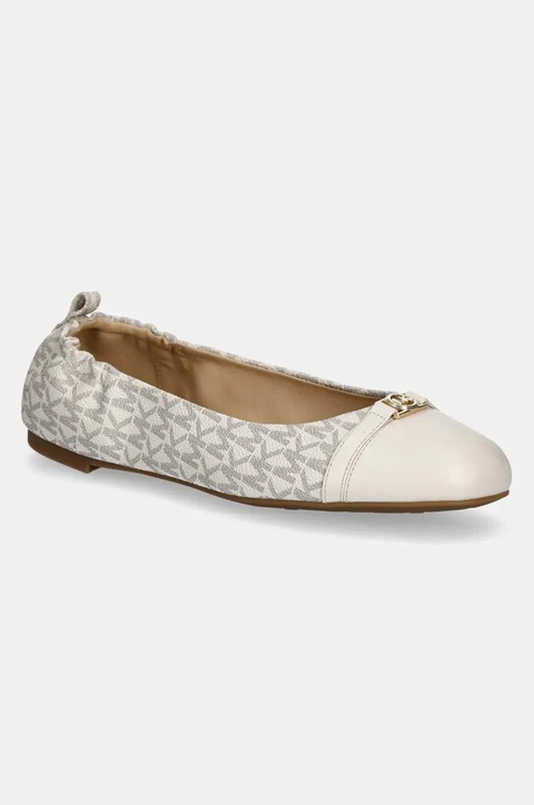 MICHAEL Michael Kors baleriny Mandy kolor beżowy 40S5MAFP1B.132 - zdjęcie produktu nr 1