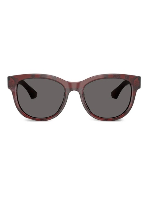 Burberry Eyewear check-pattern sunglasses - Red - zdjęcie produktu nr 1