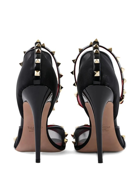 Valentino Garavani studded-embellishment sandals - Black - zdjęcie produktu nr 1