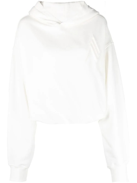 The Attico logo embossed hoodie - White - zdjęcie produktu nr 1