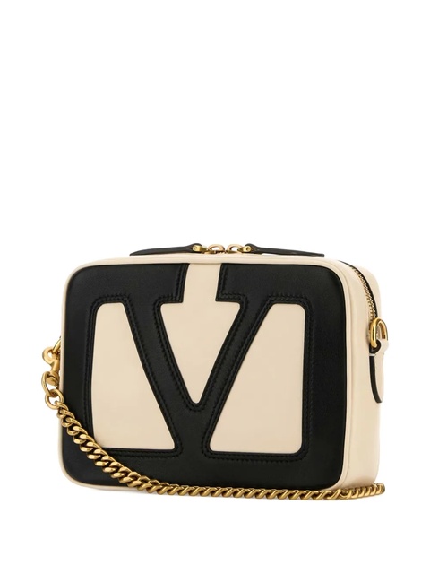 Valentino Garavani Viva Superstar VLogo leather crossbody bag - Neutrals - zdjęcie produktu nr 2
