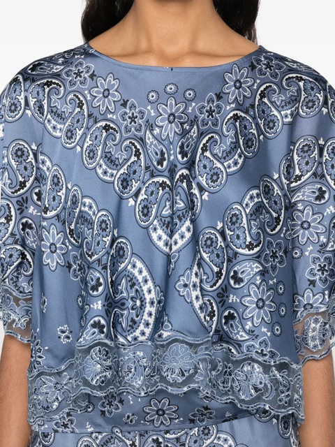 Maje bandana-print blouse - Blue - zdjęcie produktu nr 2