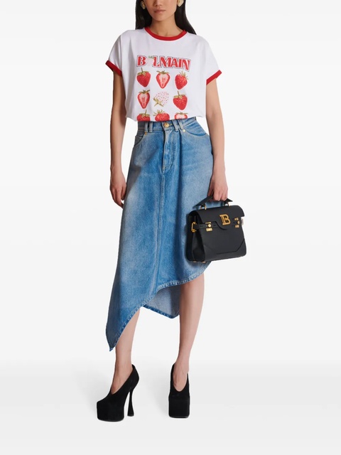 Balmain strawberry print T-shirt - White - zdjęcie produktu nr 2