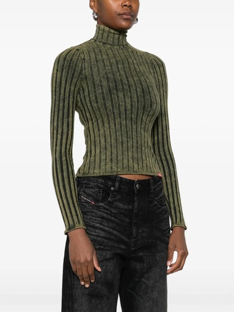 Diesel T-Clawa ribbed long-sleeve t-shirt - Green - zdjęcie produktu nr 2