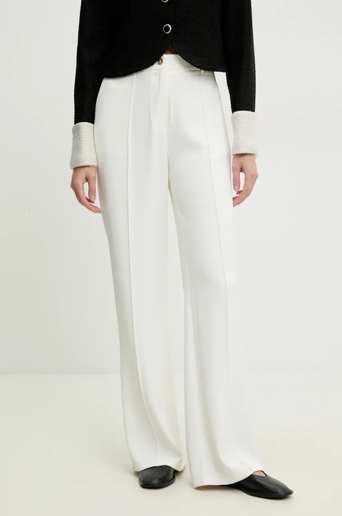 Answear Lab spodnie damskie kolor biały szerokie high waist - zdjęcie produktu nr 1
