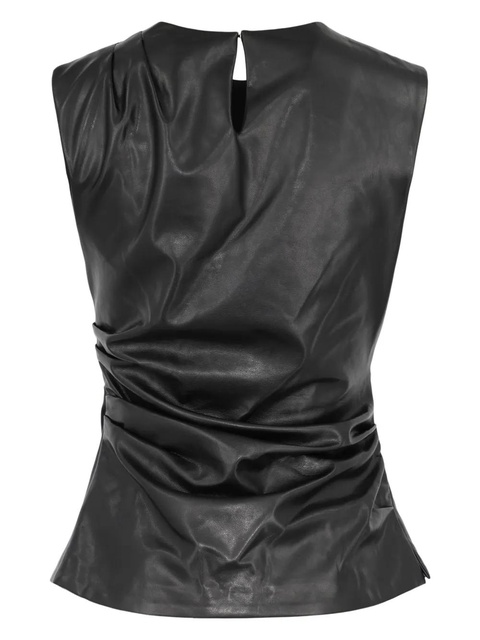 Simkhai Wynter draped top - Black - zdjęcie produktu nr 2