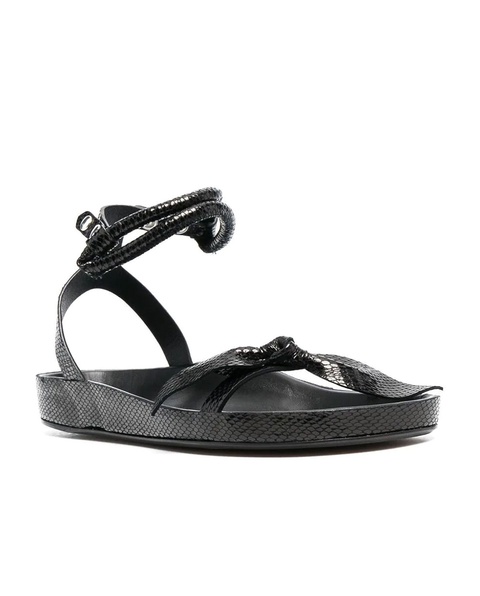 ISABEL MARANT - Skórzane sandały Effita - zdjęcie produktu nr 2