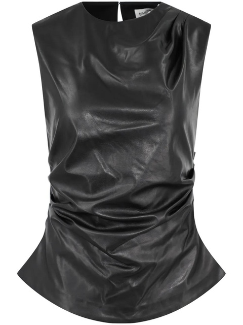 Simkhai Wynter draped top - Black - zdjęcie produktu nr 1