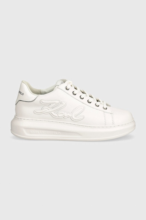 Karl Lagerfeld sneakersy skórzane KAPRI kolor biały KL62511A - zdjęcie produktu nr 1