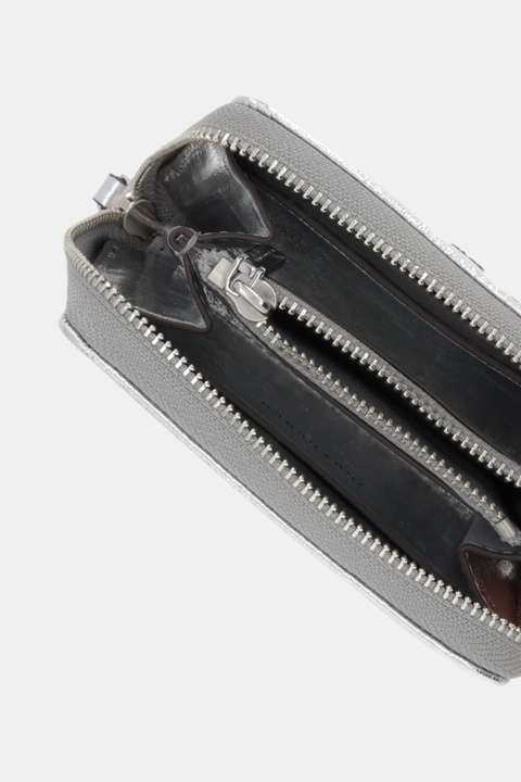 Tory Burch portfel Kira Diamond damski kolor srebrny 175007-040 - zdjęcie produktu nr 2