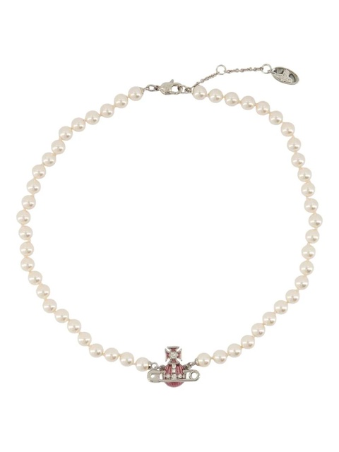 Vivienne Westwood Kitty Pearl orb necklace - Silver - zdjęcie produktu nr 1