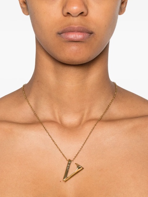 Versace V-pendant necklace - Gold - zdjęcie produktu nr 2