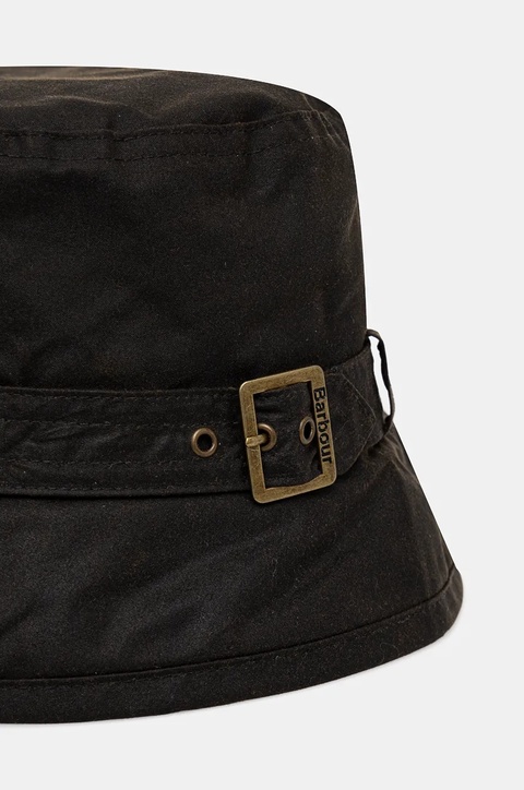 Barbour kapelusz kolor brązowy bawełniany LHA0174 - zdjęcie produktu nr 2