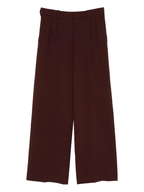 Maje pleated straight trousers - Red - zdjęcie produktu nr 1