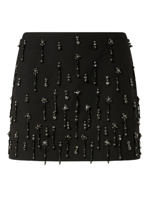 PINKO beaded-embellished mini skirt - Black - zdjęcie produktu nr 2
