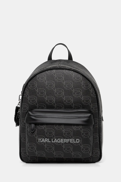 Karl Lagerfeld plecak damski kolor czarny duży wzorzysty A1W30133 - zdjęcie produktu nr 1