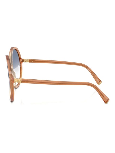 Miu Miu Eyewear round-frame sunglasses - Neutrals - zdjęcie produktu nr 2