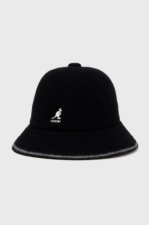 Kangol Kapelusz wełniany kolor czarny K3181ST.BO013-BO013 - zdjęcie produktu nr 1