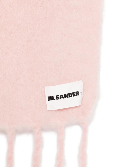 Jil Sander fringed scarf - Pink - zdjęcie produktu nr 2