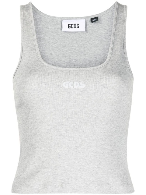 GCDS logo-print tank top - Grey - zdjęcie produktu nr 1
