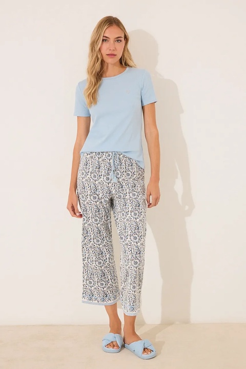 women'secret piżama damska kolor niebieski 3592394 - zdjęcie produktu nr 1