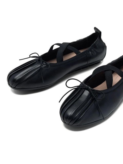 Simone Rocha Grip cross-strap ballet flats - Black - zdjęcie produktu nr 2