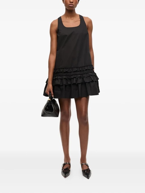 GANNI poplin dress - Black - zdjęcie produktu nr 2