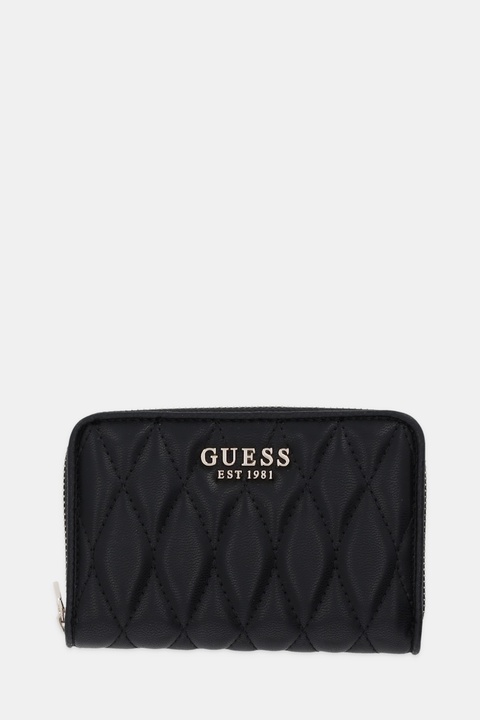 Guess portfel VALLA damski kolor czarny SWQG81 22140 - zdjęcie produktu nr 1