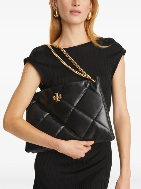 Tory Burch Kira diamond-quilted shoulder bag - Black - zdjęcie produktu nr 2