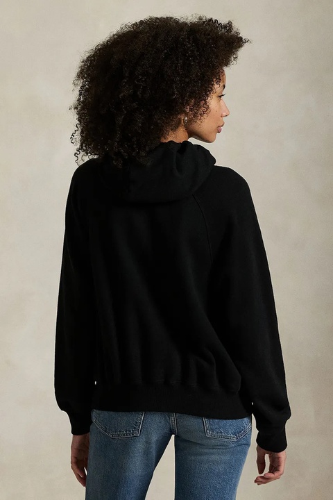 Polo Ralph Lauren bluza damska kolor czarny z kapturem gładka 211971691 - zdjęcie produktu nr 1