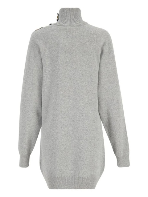 Balenciaga batwing button mini dress - Grey - zdjęcie produktu nr 2
