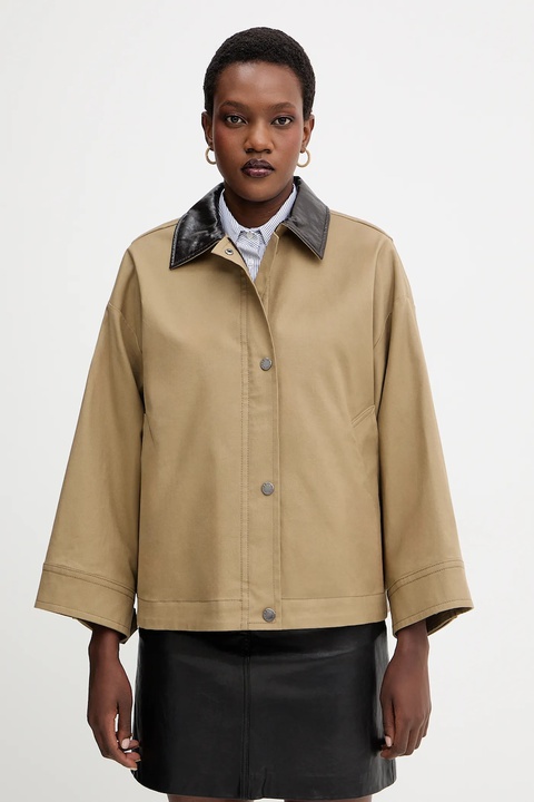 Weekend Max Mara kurtka DOREMA kolor zielony przejściowa 2525086061600 - zdjęcie produktu nr 1