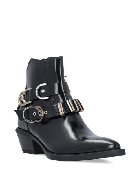 PINKO 50mm buckle strap boots - Black - zdjęcie produktu nr 1