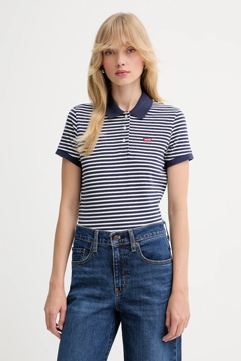 Levi's polo damski kolor granatowy 52599 - zdjęcie produktu nr 1
