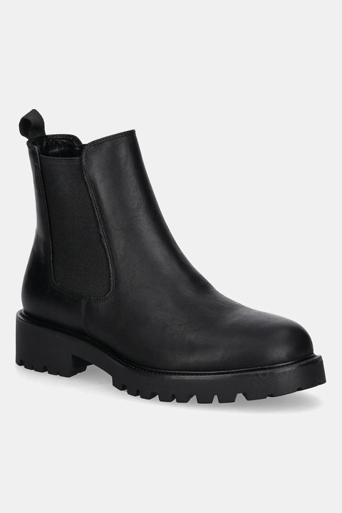 Vagabond Shoemakers sztyblety skórzane KENOVA damskie kolor czarny na płaskim obcasie 6041-009-21 - zdjęcie produktu nr 1