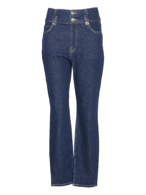 PINKO high-waisted button jeans - Blue - zdjęcie produktu nr 1