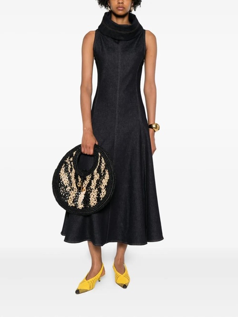 Jacquemus sleeveless flared day dress - Blue - zdjęcie produktu nr 2