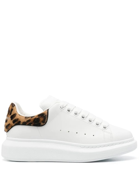 Alexander McQueen Oversized leather sneakers - White - zdjęcie produktu nr 1