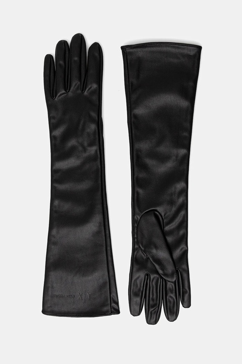 Armani Exchange rękawiczki damskie kolor czarny XW001498 AF16106 - zdjęcie produktu nr 1
