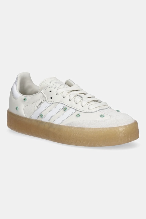 adidas Originals sneakersy skórzane Sambae W damskie kolor beżowy JS3953 - zdjęcie produktu nr 1