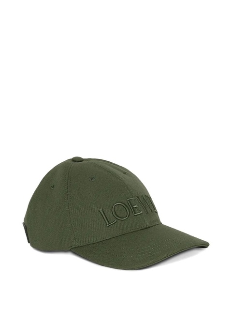 LOEWE logo-embroidered cap - Green - zdjęcie produktu nr 2